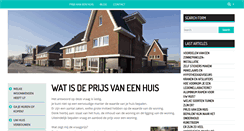 Desktop Screenshot of prijsvaneenhuis.nl