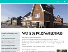 Tablet Screenshot of prijsvaneenhuis.nl